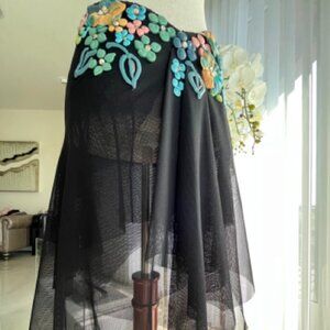 NWOT Ema Savahl Couture mesh skirt/top, One Size Fits All